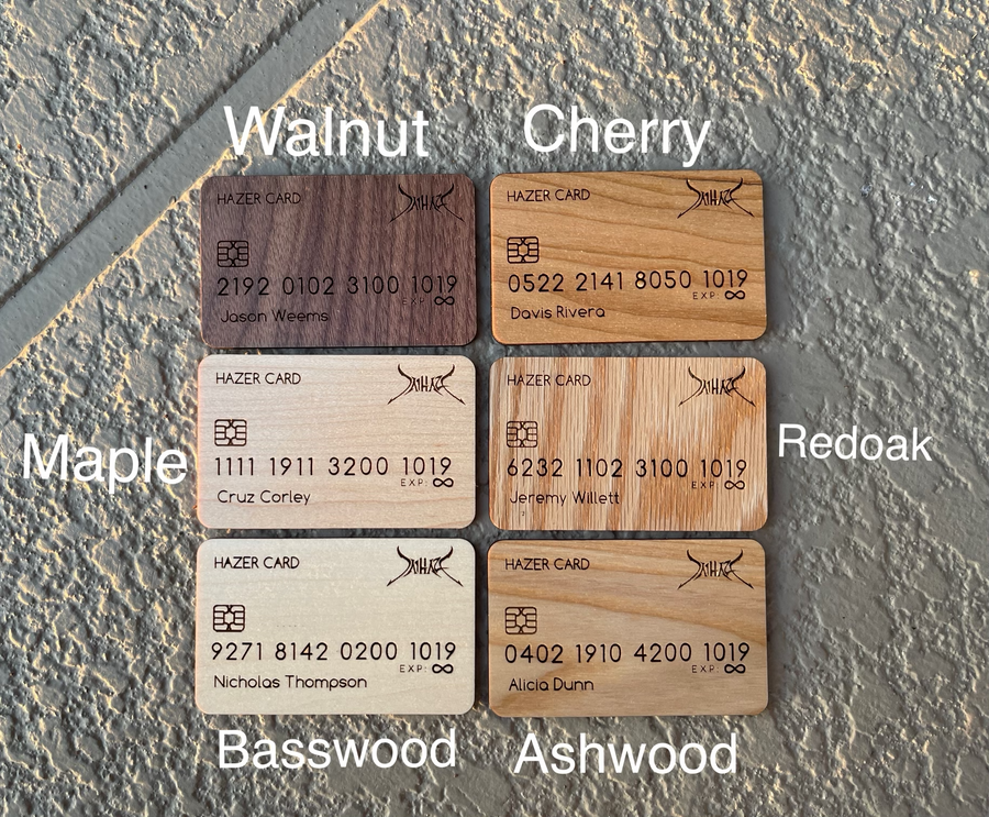 Hazer Credit Card Hazer Credit Card