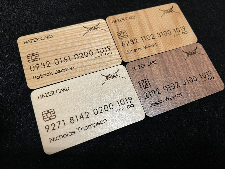 Hazer Credit Card Hazer Credit Card