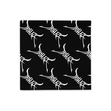 Black Plastered Pillow Cases