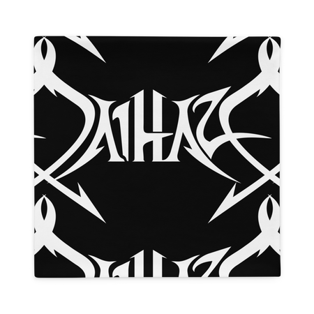 Black Plastered Pillow Cases